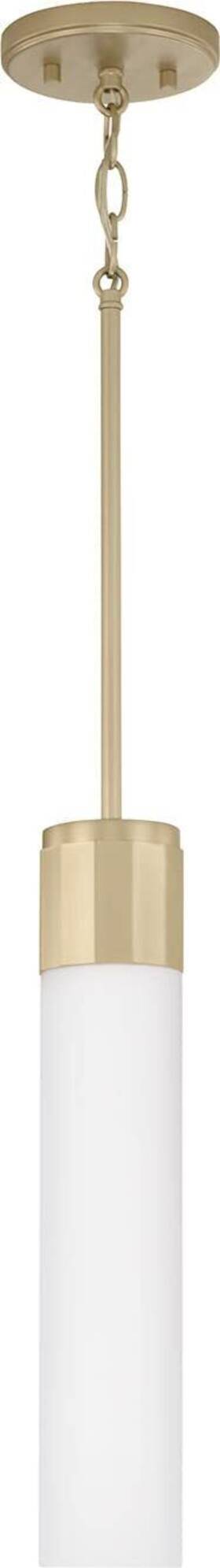346211sf Capital Lighting 841740166577 Sutton Transitional Soft White Glass Mini Cylinder Pendant Ceiling L