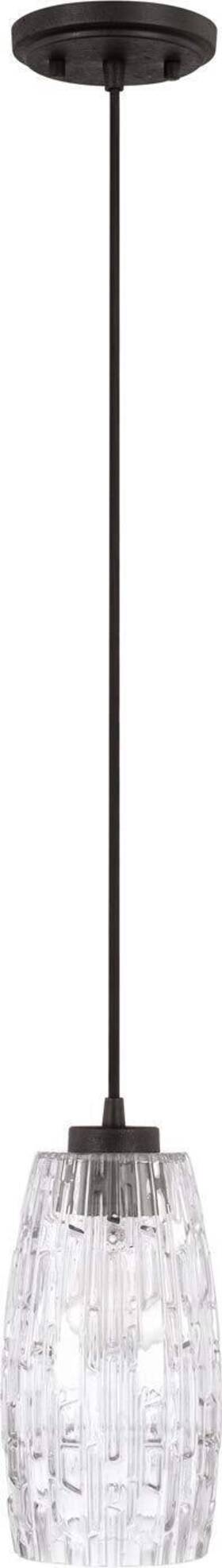 328611bi-450 Capital Lighting Fixture Company 841740128070 1-light 100 Watt 11 Inch H X 5 W Black Iron