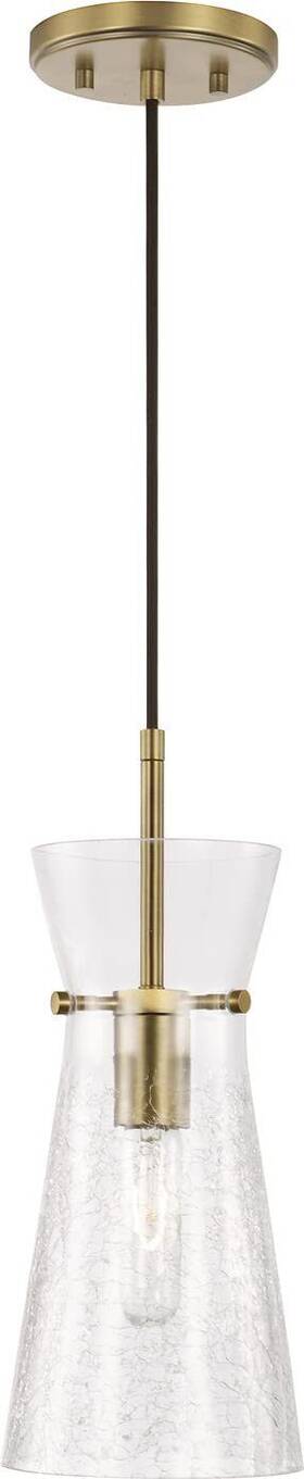 342411ad Capital Lighting Fixture Company 841740158176 Mila 1-light 100 Watt 15 Inch H X 6 W Aged Brass