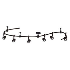 21903-000 Catalina Lighting Transitional 6-light Integrated Led Flex Track