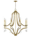Cb901gg Unbranded Light Antiqued Gold Chandelier Diameter Dressy Classic 811319031711