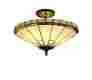 Ch31315mi16-uf2 Chloe Tiffany Style Stained Glass Mission 2 Light Semi Flush Ceiling Fixture 16 Shade 091037690715