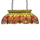 Ch32825db28-dp3 Chloe Lighting Stained Glass Dragonfly Light Pendant Fixture 602573220467