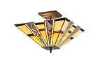 Ch33226mi14-uf2 Chloe Lighting Stained Glass Mission Light Semi Flush 091037690302 Ch33226mi14-uf2 Chloe Lighting Stained Glass Mission Light Semi Flush 091037690302