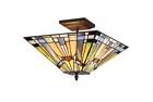 Ch33293ms14-uf2 Chloe Lighting Stained Glass Mission Light Ceiling Fixture 091037690487 Ch33293ms14-uf2 Chloe Lighting Stained Glass Mission Light Ceiling Fixture 091037690487
