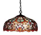 Ch33473bv18-dh2 Chloe Lighting Stained Glass 091037691583