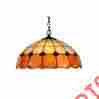 Ch38268iv18-dh2 Chloe Tiffany Style Stained Glass Victorian 2 Light Ceiling Pendant Fixture 18 Shade