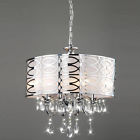 Bcm-019-csr Chandelier Crystal Chrome 4-light Indoor