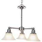 617260 Chandelier Fixture Nickel Three-light Ceiling Brushed Sonoma Af Lighting