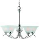 H12-7134 Chandelier Hardware 5lt 12-7134 Dover House Nickel Satin