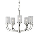 F2632 Chandelier Light 5pn 5 Tier 1 Nickel Polished Murray Feiss Finley