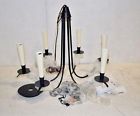 1p-5481-6-55 Chandelier Savoy House Iron Plymouth 6 Aged Light