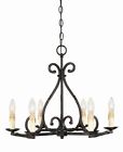 Wi6181742 Chandelier 6 Light Id Finish - Rennes 120723 Rust