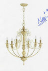 6106-6-70 Chandeliers Provincial 2 Six Light - French Two Tier