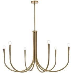 Chandeliers4less 196683015261 For Foyer Living Dining Room Chandelier Ceiling Light Fixture Goldish Large 42 Inch