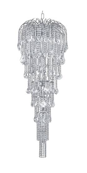 Chandeliers4less 643690997603 Chrome And Crystal Chandelier Foyer Entryway Dining Room 22 Light Fixture 65 In