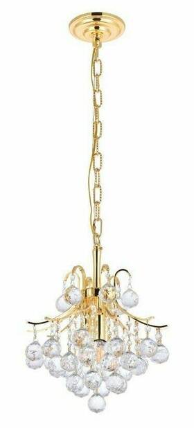 Chandeliers4less 848145064200 Pendant Chandelier Light Fixture Crystal Balls Gold Kitchen Island Special Sale