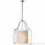 Chc2167 Gustavian Visual Comfort 3 Light 20 Lantern With Paper Shade Polished Nickel