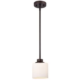 Chloe Lighting 840298501007 Solbi Contemporary 1 Light Oil Rubbed Bronze Mini Pendant Ceiling Fixture 6 Inch