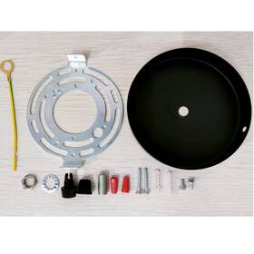 Cf003-12cm-us Chrasy 4.72 Inches Ceiling Canopy Light Kit Rewind Single Hole With Hardwares