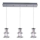 33013clpc Chrome Flask Lighting Polished Maxim Modern Island Light