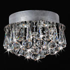 B893-yw-419 Chrome Crystal Chandelier Flush Mount Drop