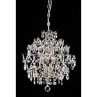 Lcd-045-b3c Chrome Elegant 3-light Crystal Indoor Chandelier
