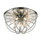 11561 Chrome Twilight Fixture Polished Light Flush Elk Lighting 6 Mount