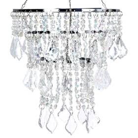 Cioceen 781509164072 Acrylic Chandelier Lampshade Crystal Beaded Fixture Pendant Ceiling Light Sha