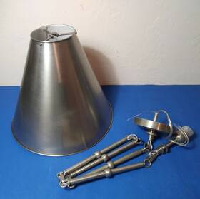 8537-00 Circa Lighting Thomas Oftbrien Visual Comfort Goodman Pendant Ceiling Light Brushed Nickel