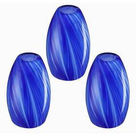 3535-3743 Cjy Chenjinyan 4.65 Inch Handblown Glass Lamp Shades For Pendant Light Fixtures Blue 3