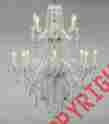 Cl-94704 Gallery Crystal Chandelier Home Decor Living Dining Room 2 Tier 12 Light Candle Bulb New 0724744094704