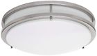Cl23-4k71-fl16d Light Blue Usa Led Flush Mount Ceiling Antique Brushed Nickel