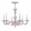 Classic Lighting Designs Antique White 6 Light Chandelier Pendant Hanging Lamp Home Ceiling 0742889405858
