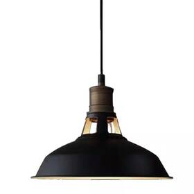 T2926du-a Claxy Industrial Black Barn Pendant Light-1-light Loft Fixture