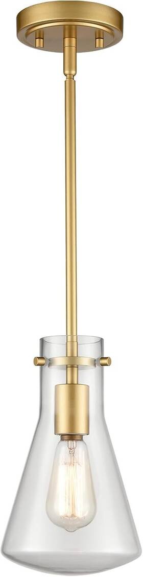 T5380du-j Claxy Modern Gold Glass Pendant Light For Kitchen Island Brass Lighting