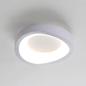 T7298cu-ww Claxy Led Flush Mount Ceiling Light Small White Fixture For Entryway Bed