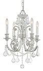 5114-os-cl-saq Clear Id Chandelier Crystal Silver 732158 Olde