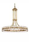 Clo-8894 Crystorama Lighting Group Clover Light Wide Drum Ceili