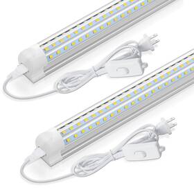 Cnca-t82ft-b4-tc-24cw-2p Cnsunway Lighting Led Shop Light 2ft 24w 3100lm 6500k Super Bright T8 Integrated Li