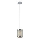 31289 Collection 1 Elk Lighting Pendant Chrome Polished Encased Crystals