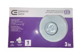 Commercial Electric 046335961227 Recessed Lighting Kit 3 Inch Led In Box K32 Trim And Housing