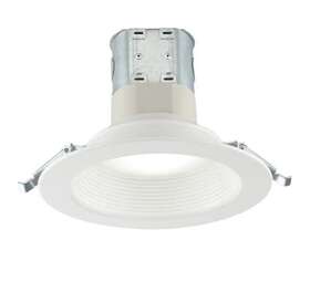 1003240066 Commercial Electric Easy-up 6 Inch White Baffle Integrated Led Recessed Kit/cct