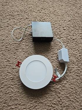 1005772467 Commercial Electric Smart Rgb W Led Recessed Kit Ultra Slim White 6 Inch