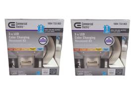 2003031802 Commercial Electric 2-pack Downlight 3 Inch Recessed Led Gimbal Kit