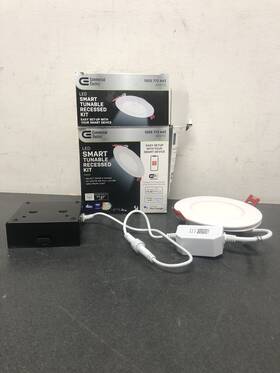 50291 Commercial Electric Hubspace Led 4 Inch Smart Rgb Tunable White Canless Light For Kitchen Bath L