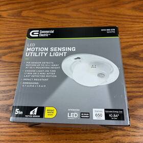 564213421 Commercial Electric Motion Sensing Led Utility Light 650 Lumens 4000k Bright