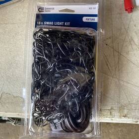 625197 Commercial Electric New Swag Light Kit Oil Rubbed Bronze 18ft Ft Lot Of 3
