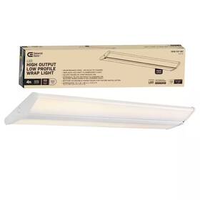 Commercial Electric 744110299076 1-pack 4 Ft. 400-watt Equivalent 7500 Lumens Integrated Led White Shop Light 65w