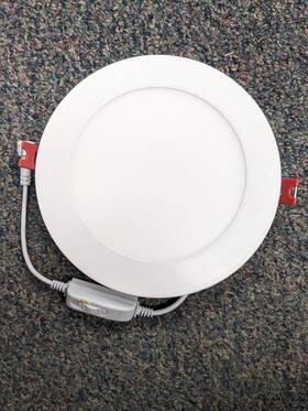 91365 Commercial Electric 6 In Ultra Slim Color Selectable Canless Light Only